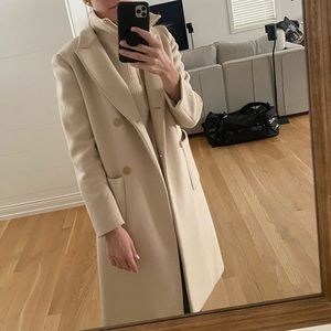 Burberry Prorsum wool long line top coat